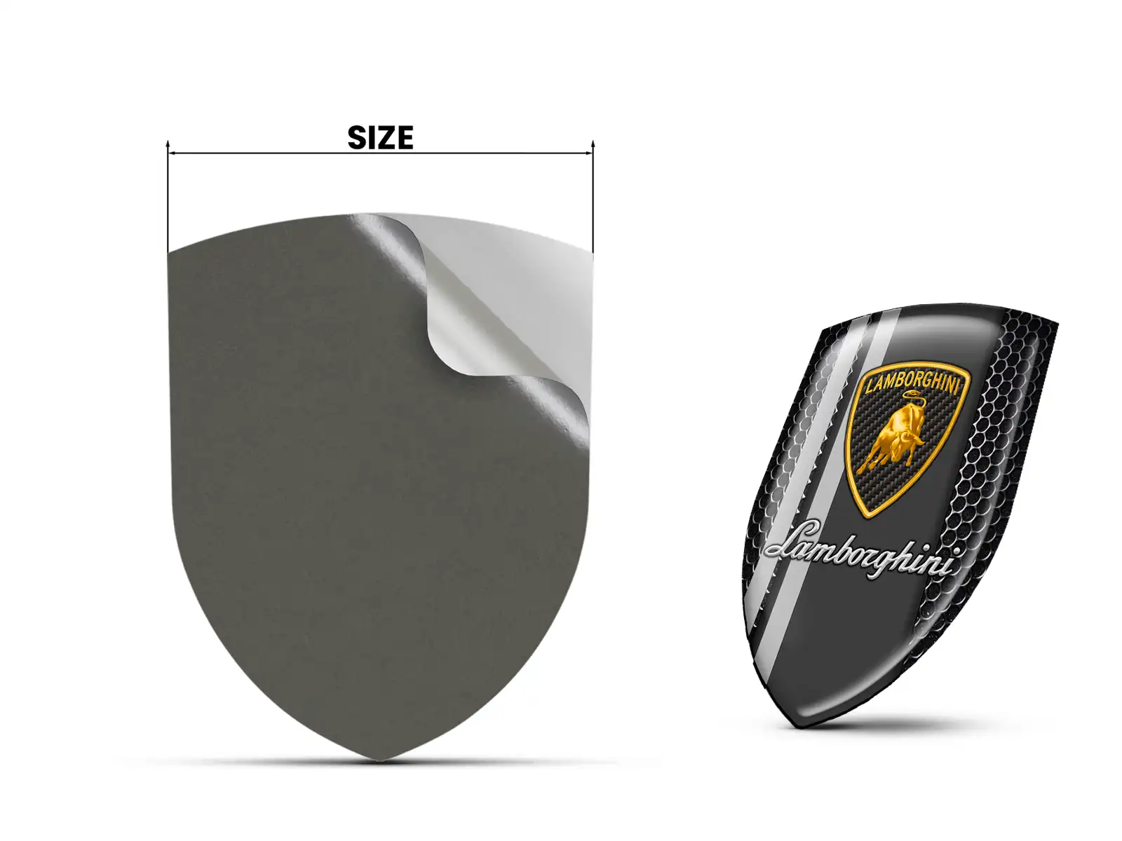 Lamborghini Fensteraufkleber Racing Hochwertig Robust